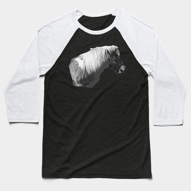 pony Baseball T-Shirt by rickylabellevie